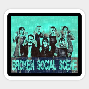 Solarize Illustrations - Broken Social Scene Sticker